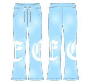NYC ‘SKY BLUE’ Sweats (BOTTOMS ONLY)