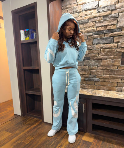 NYC ‘SKY BLUE’ Sweats (BOTTOMS ONLY)